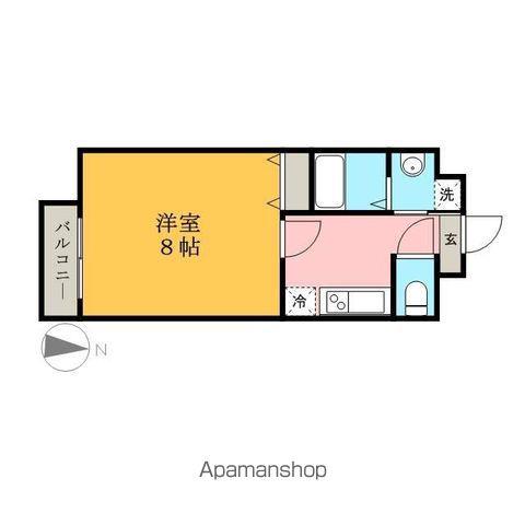 リアライズ沢下町Ⅰ(1K/7階)の間取り写真