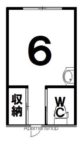 帯広市優良 はなえみ(ワンルーム/1階)の間取り写真