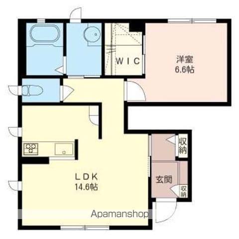 レジデンスクロルセ(1LDK/1階)の間取り写真