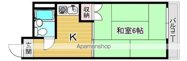 ベストレジデンスあびこ(ワンルーム/7階)の間取り写真