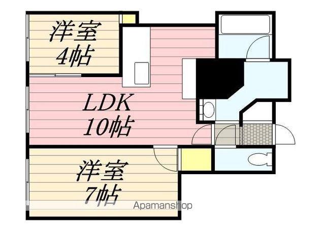 ラ・クラッセ札幌ステーションリネア(2LDK/5階)の間取り写真