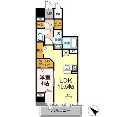 グランアビタシオンノリタケ(1LDK/5階)の間取り写真