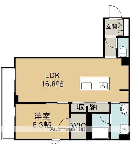 グランルージュ(1LDK/2階)の間取り写真