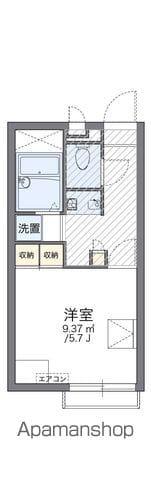 レオパレスマユリカⅤ(1K/2階)の間取り写真