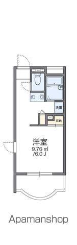 レオパレスパティオ(1K/5階)の間取り写真