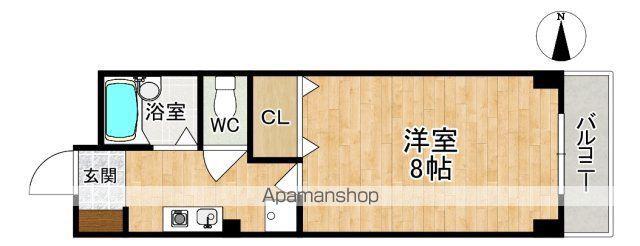 南新町ビル(1K/5階)の間取り写真