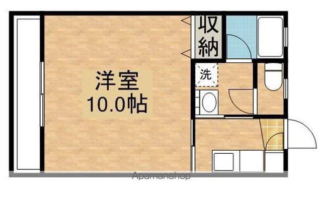 カピーレ西原(1K/1階)の間取り写真