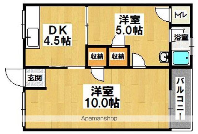 ISE伊勢綾園7703(2K/3階)の間取り写真