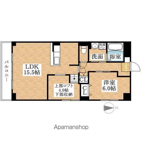 ミヨシハイツ(1SLDK/2階)の間取り写真