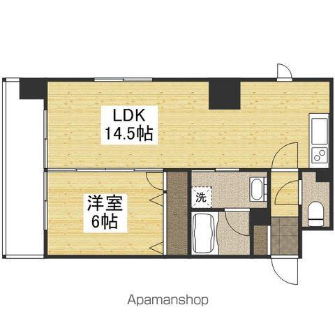 SIN KERUUXU TERA(1LDK/8階)の間取り写真