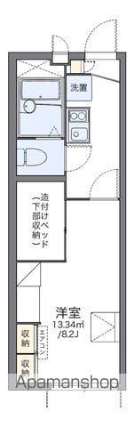 レオパレスパストラーレⅡ(1K/2階)の間取り写真