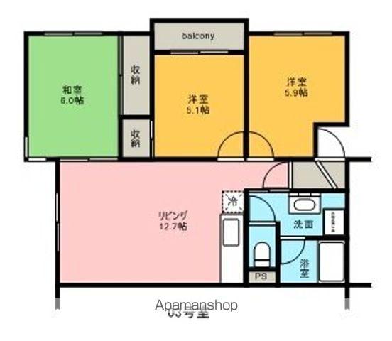 TS-86フロムファースト(3LDK/3階)の間取り写真
