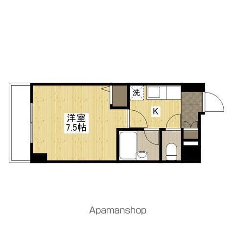 第2片山ビル(1K/7階)の間取り写真