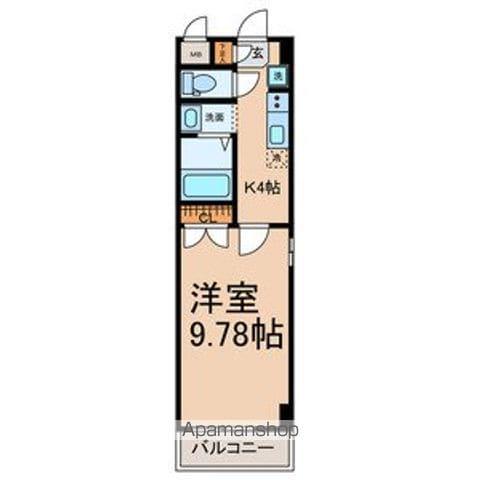 YS SQUARE(1K/3階)の間取り写真
