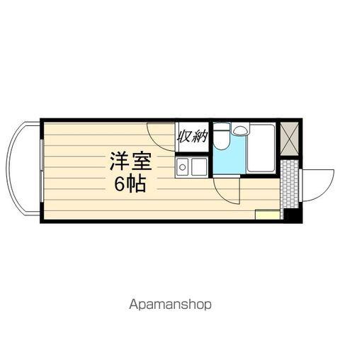 ザ・ウエスト(ワンルーム/5階)の間取り写真