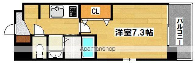 LUXE我孫子2(1K/11階)の間取り写真