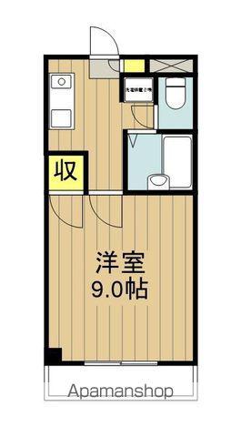 ベルトピア郡山503(1K/3階)の間取り写真