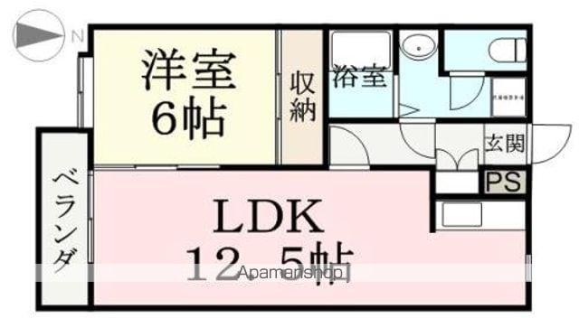 ヤシキコーポ(1LDK/2階)の間取り写真