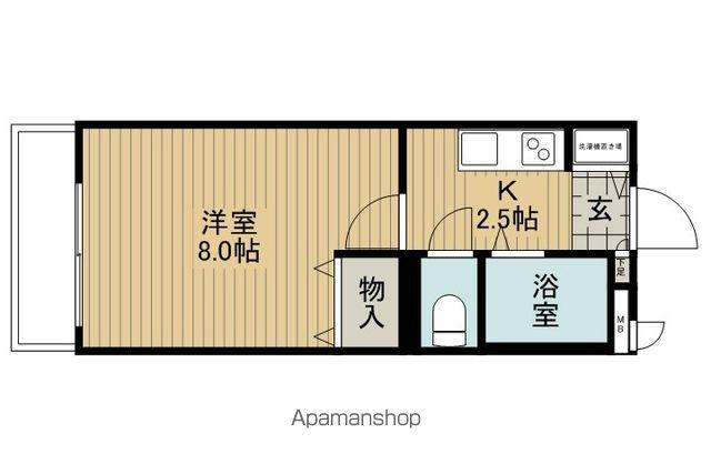 COZYFLATS923(1K/3階)の間取り写真