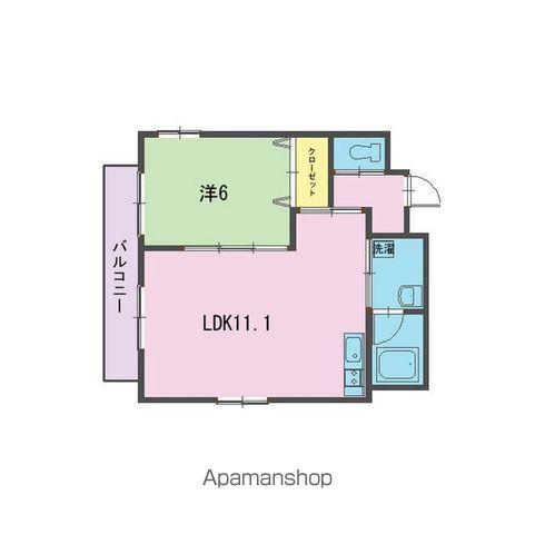クリア壱番館(1LDK/1階)の間取り写真
