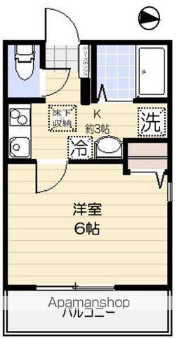 LA LUCE明大前(1K/1階)の間取り写真