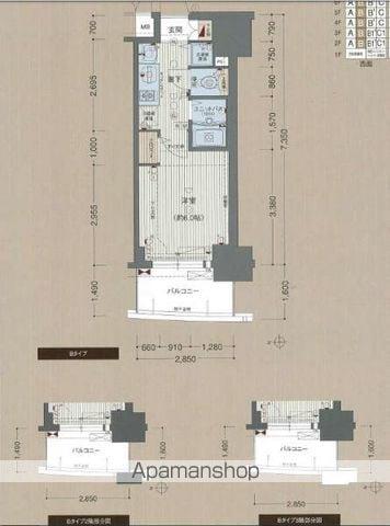 プレサンスSAKAEリバースタイル(ワンルーム/4階)の間取り写真