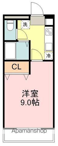 エステートピア池上(1K/1階)の間取り写真