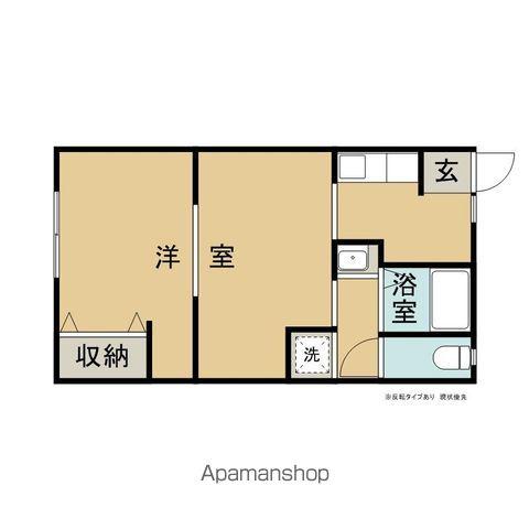 SUCRE Ⅴ(2K/2階)の間取り写真