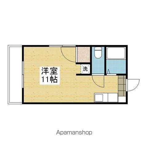 平和通マンション(ワンルーム/3階)の間取り写真