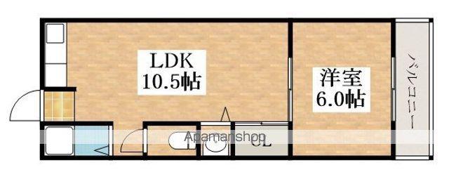 MAISON PRENDRE(1LDK/2階)の間取り写真