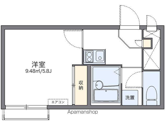レオネクスト朱音(1K/1階)の間取り写真