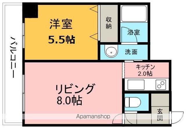 トミイビルNO40(1LDK/3階)の間取り写真