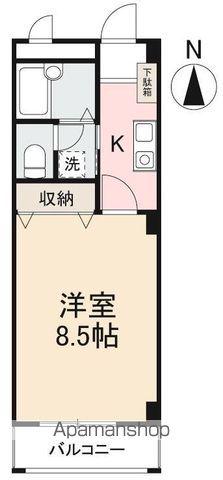 スピリア福岡町(1K/1階)の間取り写真