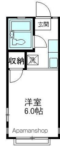 ジュネスリヴボード(1K/2階)の間取り写真