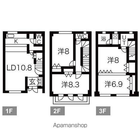 ヴィクトリアマンション千代田橋(4LDK)の間取り写真