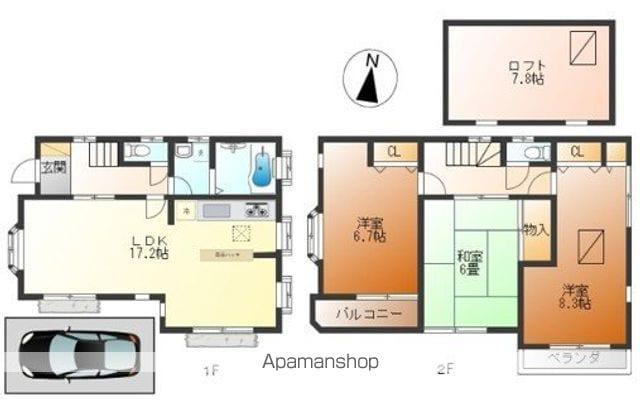 東京地下鉄丸ノ内線 東高円寺駅 徒歩7分 2階建 築27年(3SLDK)の間取り写真