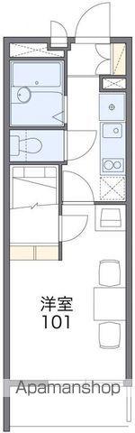 レオパレス夢TOWN(1K/2階)の間取り写真