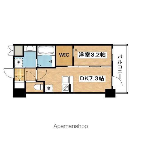 エステムコート新大阪17ベイス(1DK/14階)の間取り写真