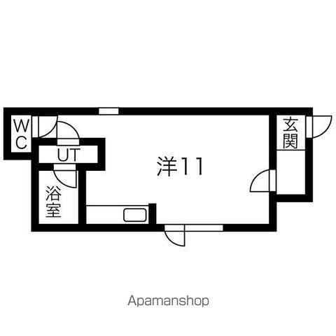 ヴィオーネ137(ワンルーム/1階)の間取り写真
