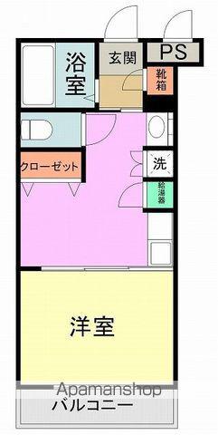 カーサミラ音羽(1K/3階)の間取り写真