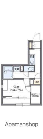 レオパレスH&S(1K/2階)の間取り写真