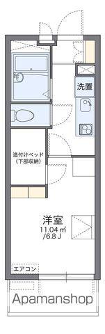 レオパレスNEXUS(1K/4階)の間取り写真
