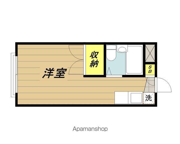 コンフォートマンション北戸田(ワンルーム/1階)の間取り写真