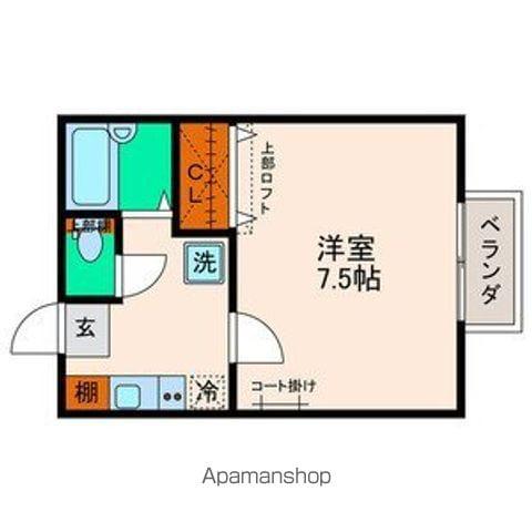 ノーブル ユウ(1K/1階)の間取り写真