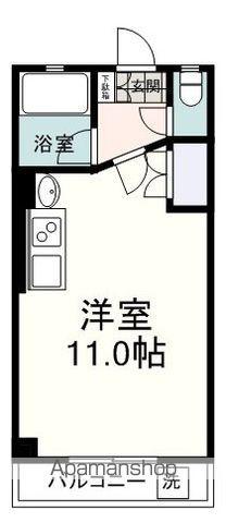 プチリヴェール田町(ワンルーム/3階)の間取り写真