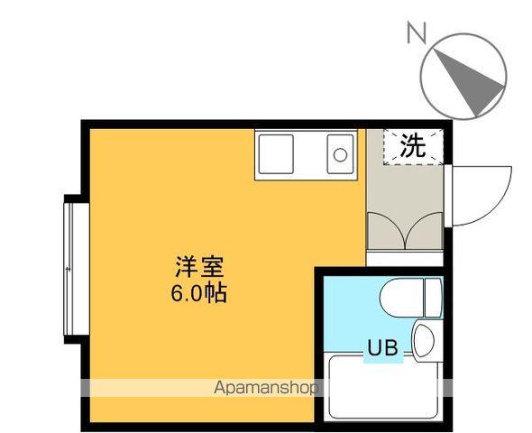 カーサ日野台(ワンルーム/1階)の間取り写真