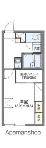 レオパレス南円山(1K/2階)の間取り写真