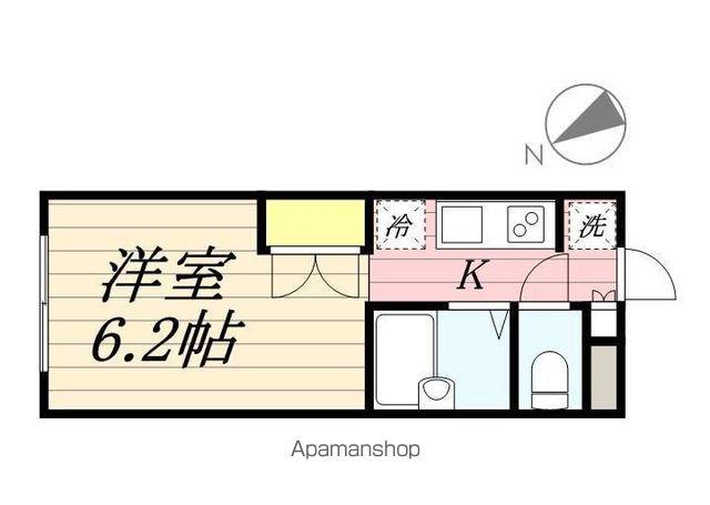 BEATLES SQUARE(1K/2階)の間取り写真