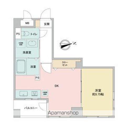 アーバンラックス今池(1DK/2階)の間取り写真