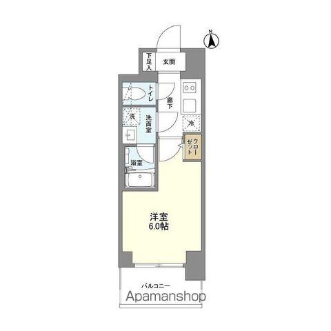 リヴェント難波ウエスト(1K/11階)の間取り写真